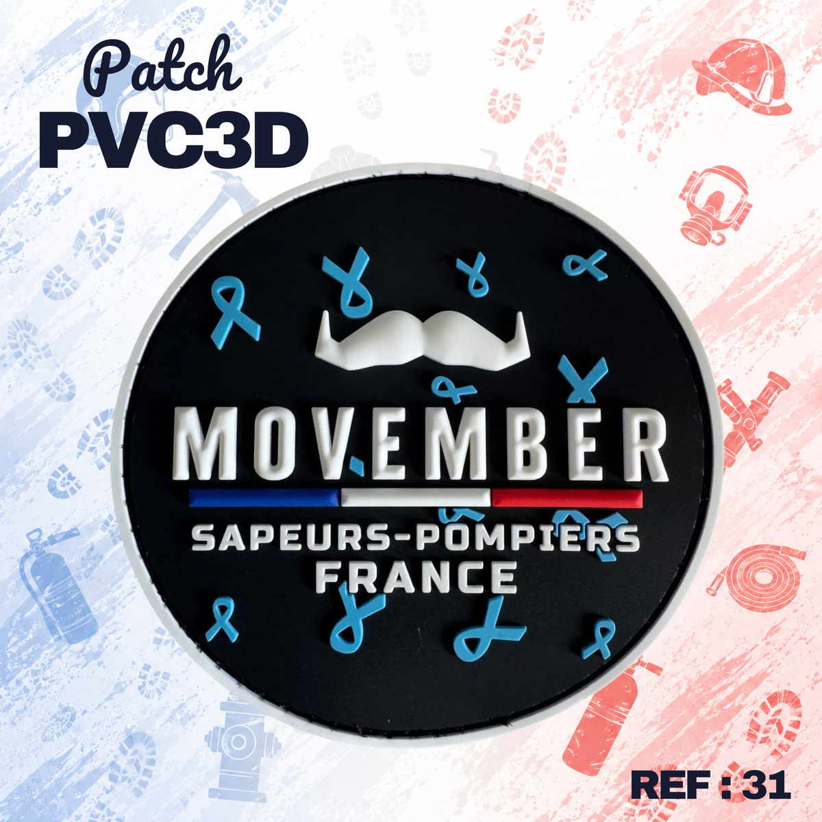ÉCUSSON MOVEMBER V2