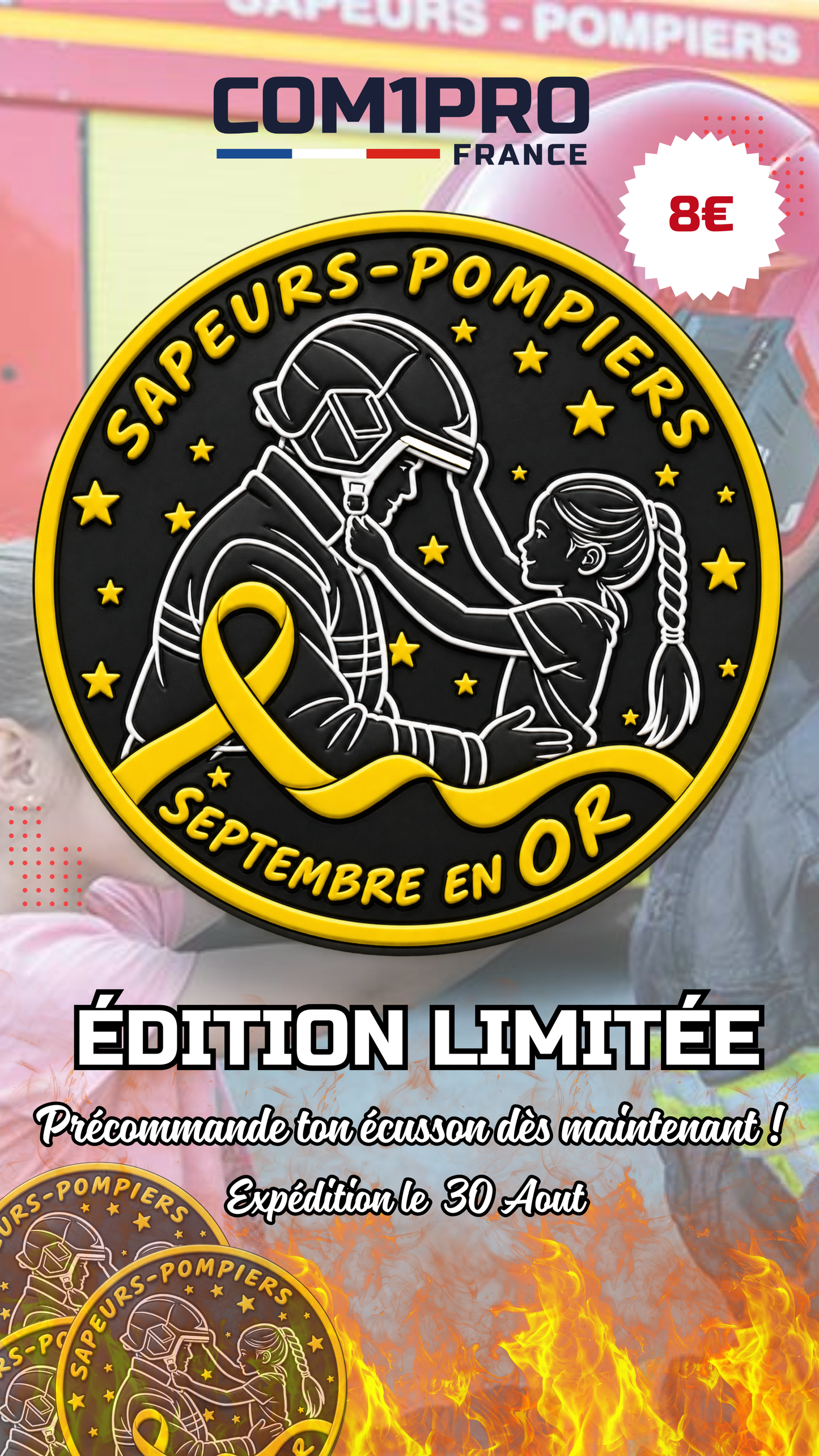 ECUSSON PVC3D SEPTEMBRE EN OR NUIT