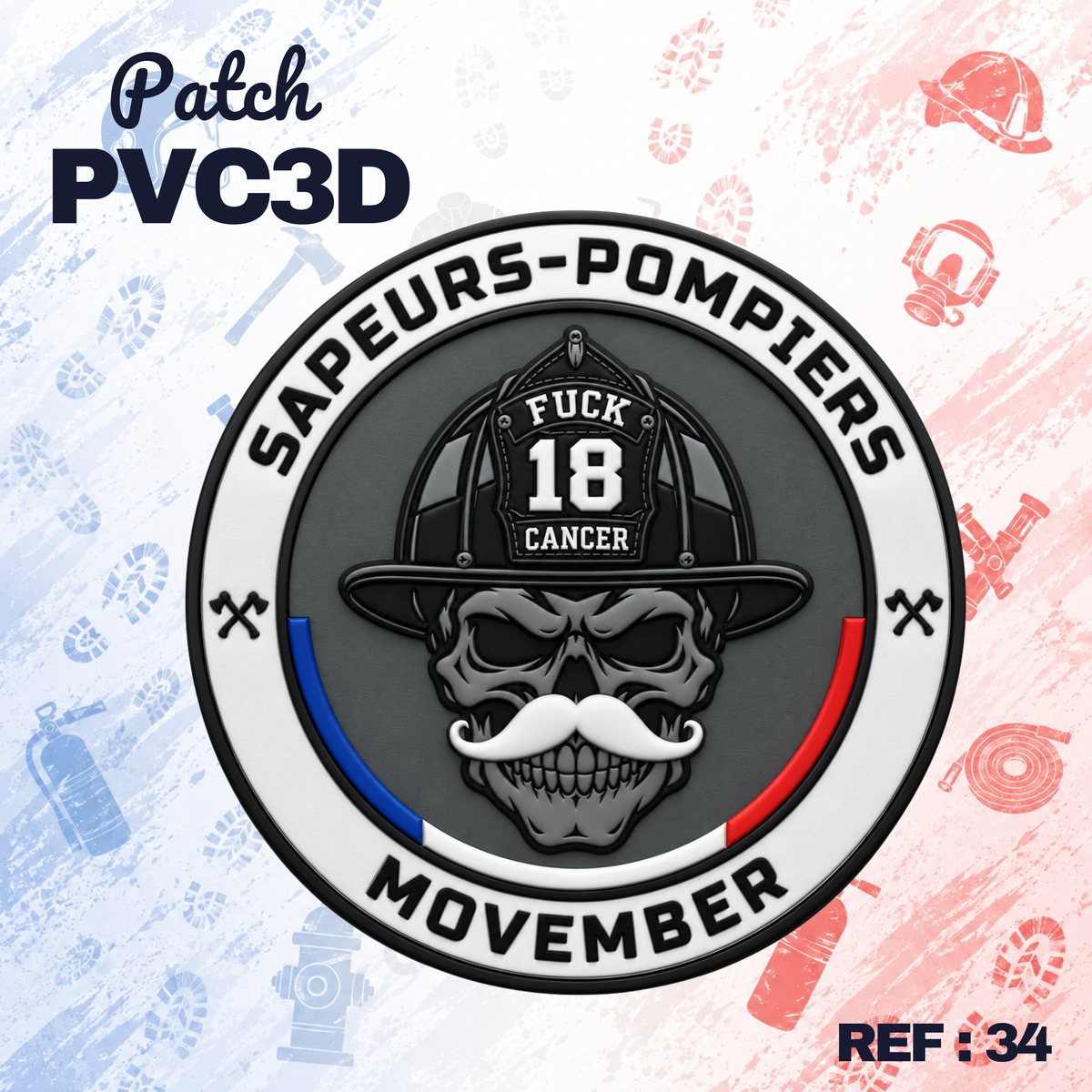 PRECOMMANDE ÉCUSSON MOVEMBER V3